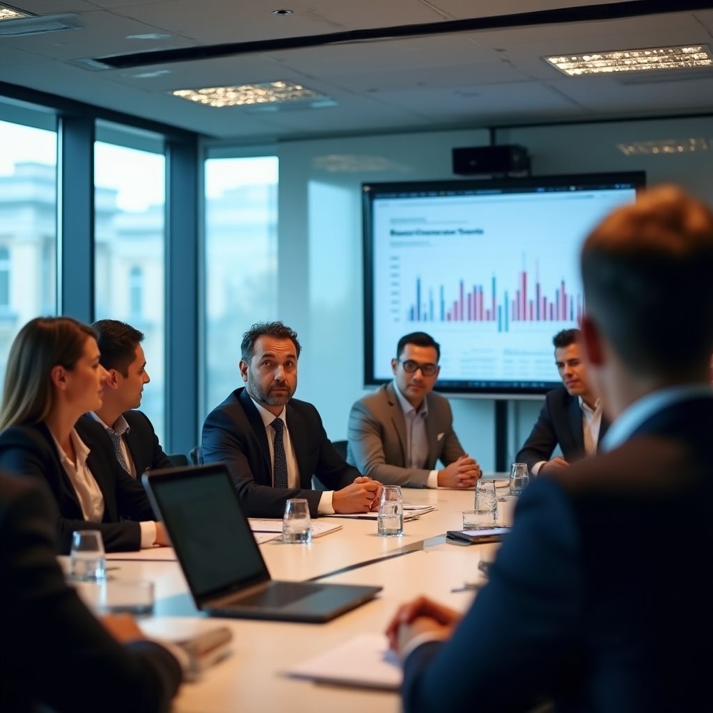 Equipo de ConFin Chile en reunión estratégica